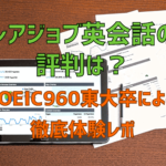 レアジョブ英会話の評判は？TOEIC960東大卒による徹底体験レポ